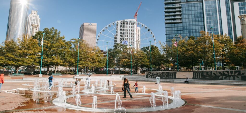 Centennial Olympic Park near Atlanta Airport attractions