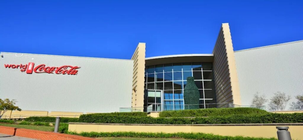World of Coca-Cola attraction near Atlanta Airport